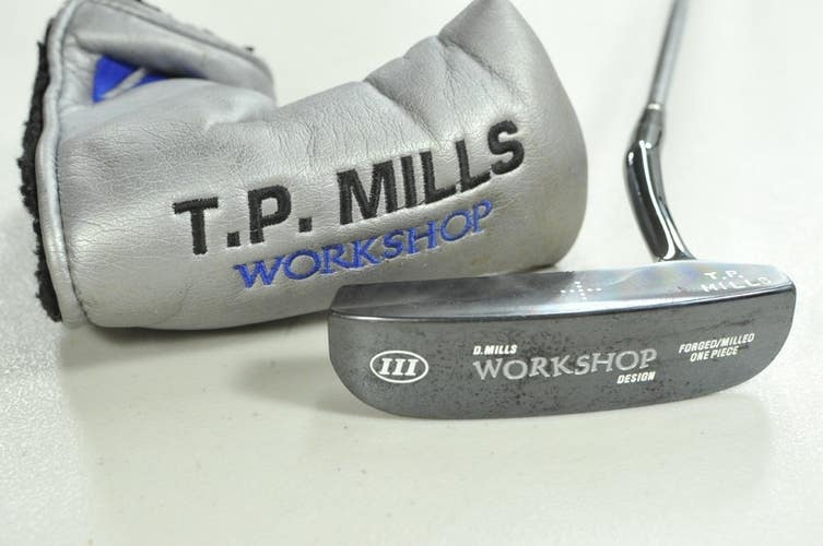 Mizuno TP Mills Workshop 3 35" Putter RH Steel with Head Cover # 199829
