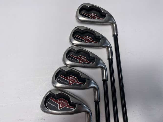 Callaway Big Bertha 2006 Iron Set 4-8 75g Regular Graphite Mens RH
