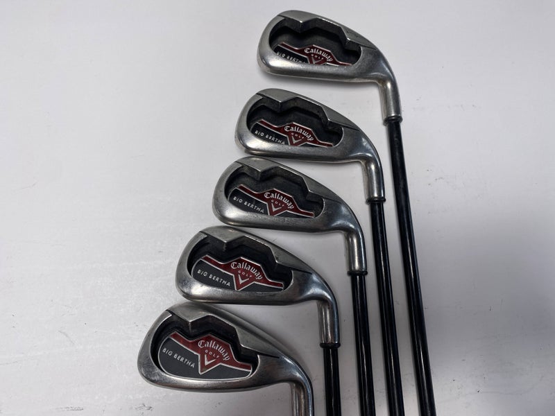 Callaway Big Bertha 2006 Iron Set 4-8 75g Regular Graphite Mens RH
