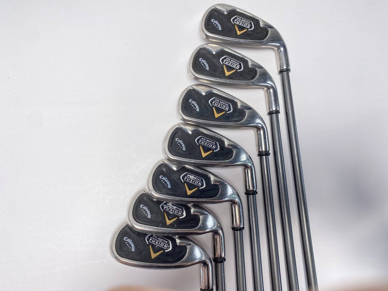 Callaway Big Bertha Fusion Iron Set 5-PW+SW RCH System 45i 45g Ladies RH