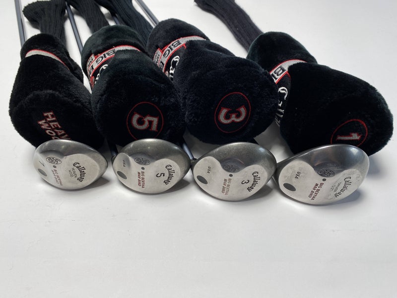 Callaway Big Bertha Warbird Wood Set 1 3 5 7 | 11* 15* 18* 21* RCH 90 Mens RH HC