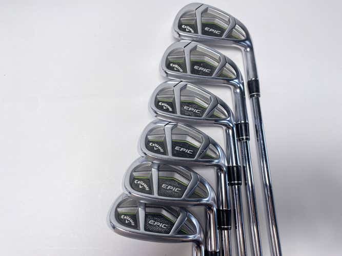 Callaway Epic Iron Set 6-PW+GW Project X LZ 5.5 95g Regular Steel Mens RH