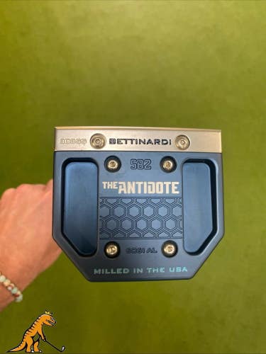 LH Bettinardi Antidote 303SS SB2 35 Mallet Putter Center Shaft + HC