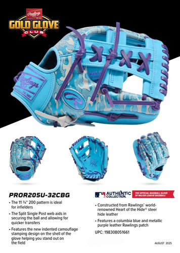2025 Rawlings RH Infield Heart of the Hide Baseball Glove 11.75" (New)