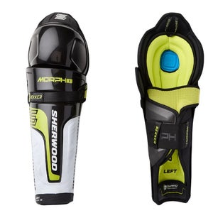 NEW Sherwood Rekker MORPH 1 Junior Hockey Shin Guards