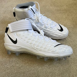 Nike Force Savage Pro 2 Mid White Football Cleats AH4000-100 Men’s Size 11 NEW