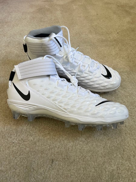 Nike Force Savage Pro 2 Mid White Football Cleats AH4000-100 Men’s Size 11 NEW