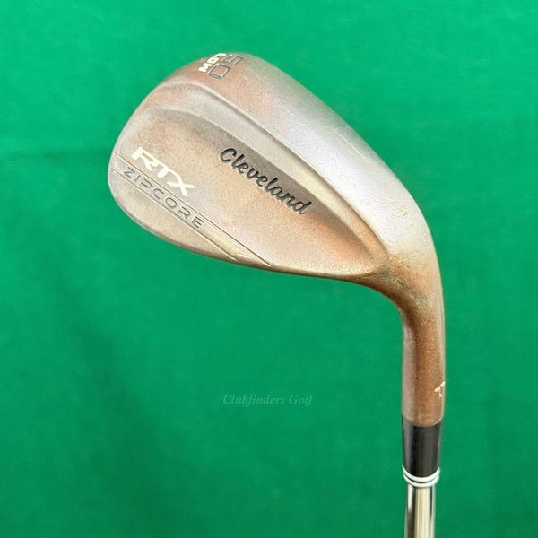Cleveland RTX 6 Zipcore Raw Low 60-6 60 Lob Wedge DGTI Spinner Steel Wedge Flex