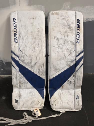 33" Senior Bauer S27 Goalie Leg Pads (Used)