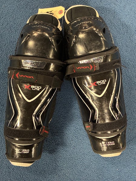Senior Bauer Vapor X800 lite Shin Pads 13" (Used)