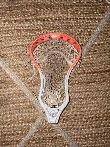 Maverik Tactik 2.0 Lacrosse Head Strung (Used) Red/White Dye
