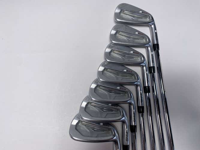 Ping S55 Iron Set 4-PW White Dot 3* Up NS Pro CFS 105g Stiff Steel Mens RH