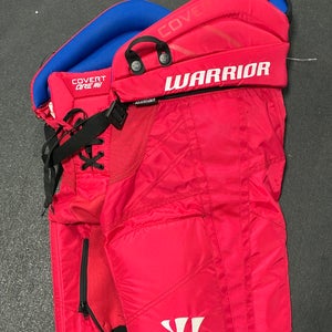 Red Junior Medium Warrior Covert QRE20 pro Hockey Pants (Used)