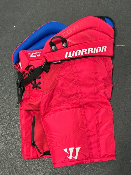 Red Junior Medium Warrior Covert QRE20 pro Hockey Pants (Used)