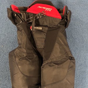 Black Junior Medium CCM Jetspeed FT4 Hockey Pants (Used)