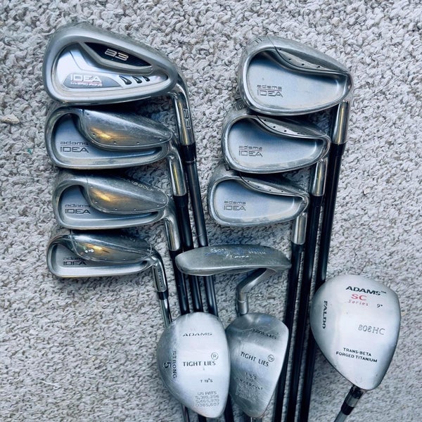 Adams Golf IDEA RH Mens Complete Set Driver-Putter