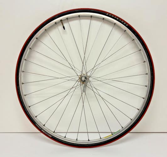 Vintage Mavic MA 32-Spoke Silver Aluminum 700C Front Wheel RX100 Hub +Tire