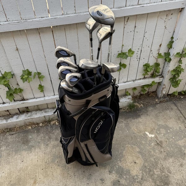 Womens TaylorMade and Callaway Golf Club Complete Set With Golf Bag