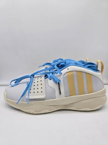 Adidas Dame 8 EXTPLY Cloud White Oat Cream White Men’s Size 12 IF1514 NEW