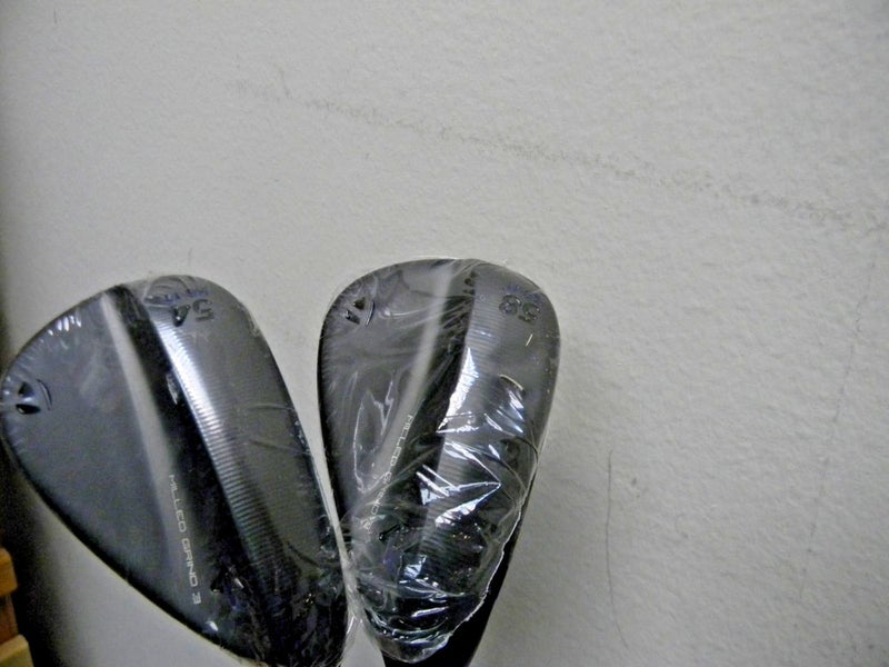 CUSTOM NEW TAYLORMADE MG3 BLACK WEDGE SET 54* 58* AEROTECH STEELFIBER FC 90 REG