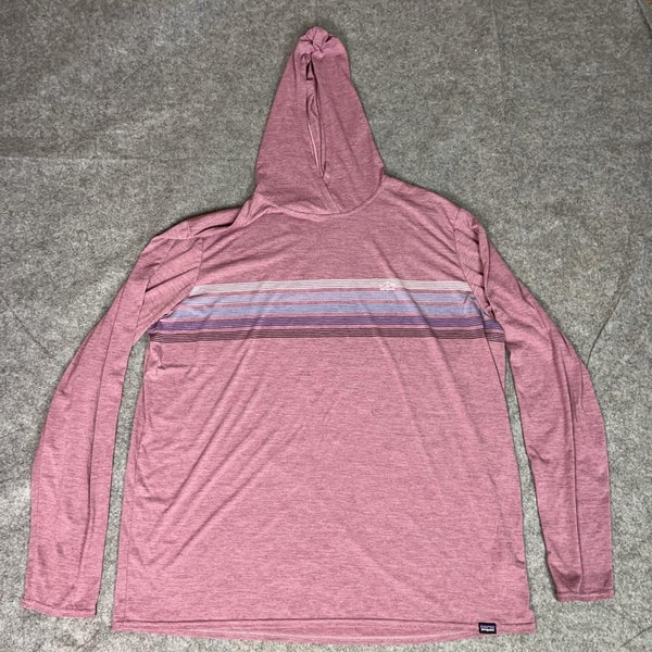 Patagonia Shirt Men 2XL Red Sun Outdoor Shirt XXL Capilene Cool Daily Hoody