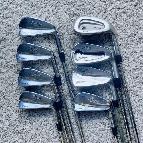 Titliest 680 MB Forged Mens Right Handed Golf Club Iron Set 3-9+PW S Flex
