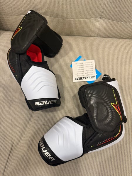 New! Bauer Vapor FLYPRO Senior Elbow Pads Large
