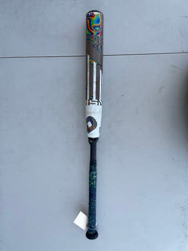 White 2021 DeMarini Prism+ Composite Bat (-11) Composite 19 oz 30" (Used)
