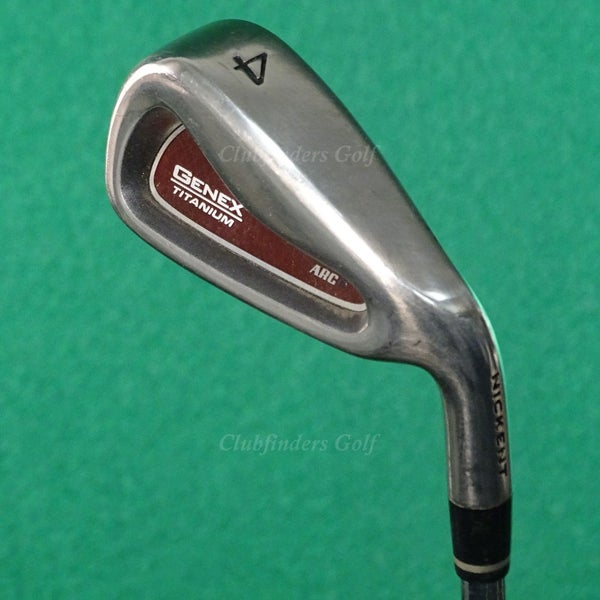 Nickent Genex Titanium Arc Single 4 Iron True Temper ST-90 Speed Tip Steel Stiff