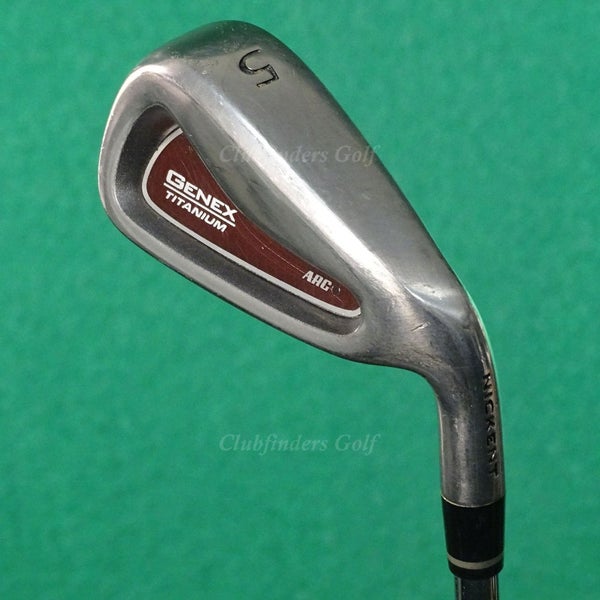 Nickent Genex Titanium Arc Single 5 Iron True Temper ST-90 Speed Tip Steel Stiff