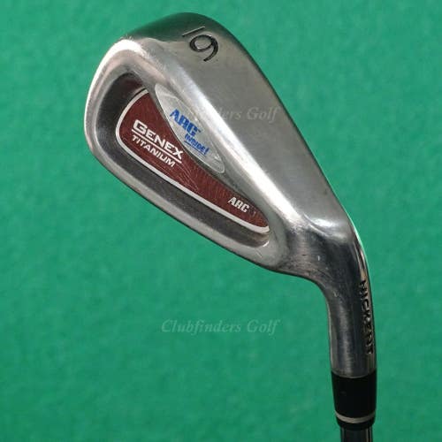 Nickent Genex Titanium Arc Single 6 Iron True Temper ST-90 Speed Tip Steel Stiff