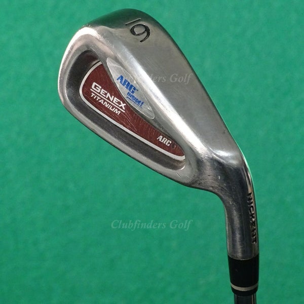 Nickent Genex Titanium Arc Single 6 Iron True Temper ST-90 Speed Tip Steel Stiff