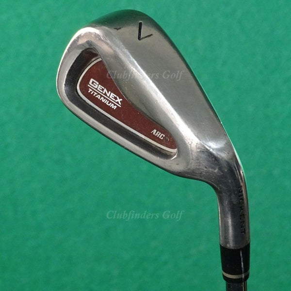 Nickent Genex Titanium Arc Single 7 Iron True Temper ST-90 Speed Tip Steel Stiff