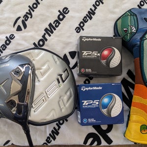 2025 TaylorMade Qi35 LS Driver w/TP5 Test boxes and 2nd headcover