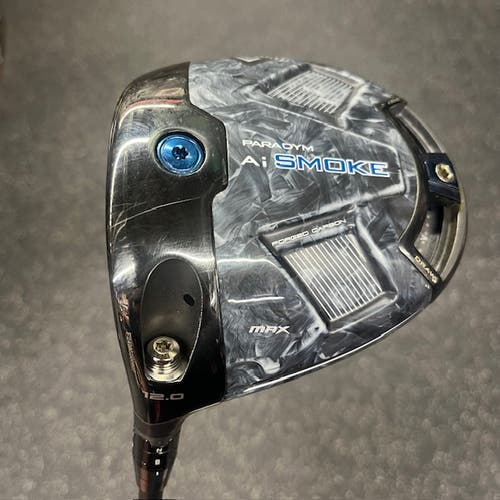 Men's 2024 Callaway Paradym AI Smoke Max Left Hand Driver Senior Flex 12 Loft (Used)