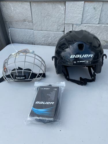 Black Youth Bauer Lil Sport Helmet (New)