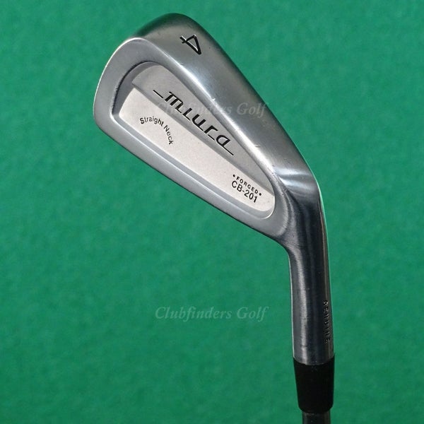 Miura CB-201 Straight Neck Forged Single 4 Iron NS Pro Super Peening Steel Stiff