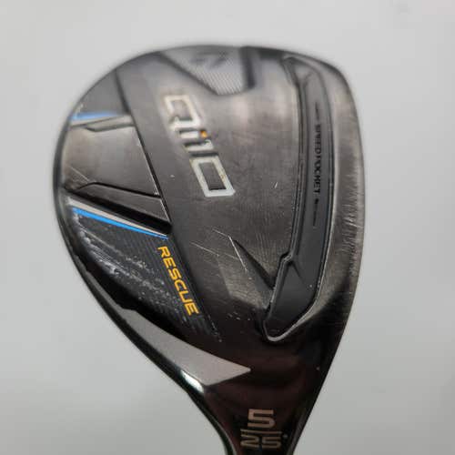 2024 TAYLORMADE QI10 RESCUE 5 HYBRID 25* SENIOR FUJI VENTUS BLUE 5 VERYGOOD