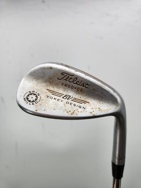 2009 TITLEIST VOKEY SPIN MILLED CHROME WEDGE 60/08 WEDGEFLEX 34.75" POOR