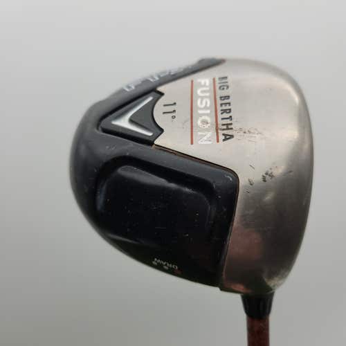 CALLAWAY BIG BERTHA FUSION FT 3 DRIVER 11* SENIOR ALDILA NVS FAIR