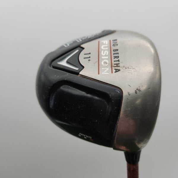 CALLAWAY BIG BERTHA FUSION FT 3 DRIVER 11* SENIOR ALDILA NVS FAIR