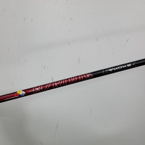 PROJECT X HZRDUS SMOKE RED RDX DRIVER SHAFT STIFF 60G TM TIP 43" VERYGOOD