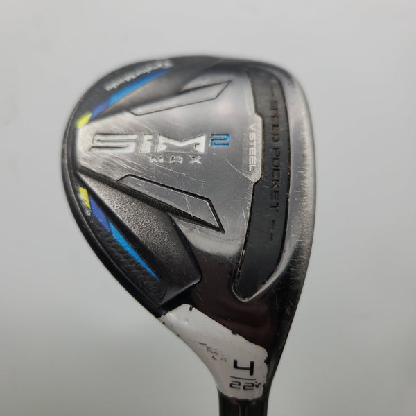 2021 TAYLORMADE SIM2 MAX 4 HYBRID 22* STIFF FUJI VENTUS BLUE 7 +HC FAIR