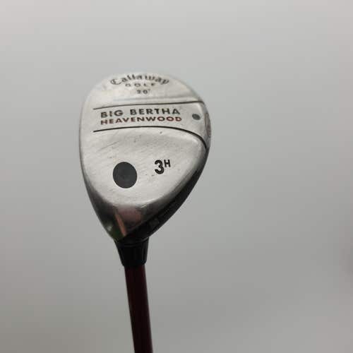 LEFTY 2007 CALLAWAY BIG BERTHA HEAVENWOOD 3 HYBRID 20* LIGH RCH FAIR