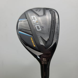 2024 TAYLORMADE QI10 RESCUE 5 HYBRID 25* STIFF FUJI VENTUS BLUE +HC VERYGOOD