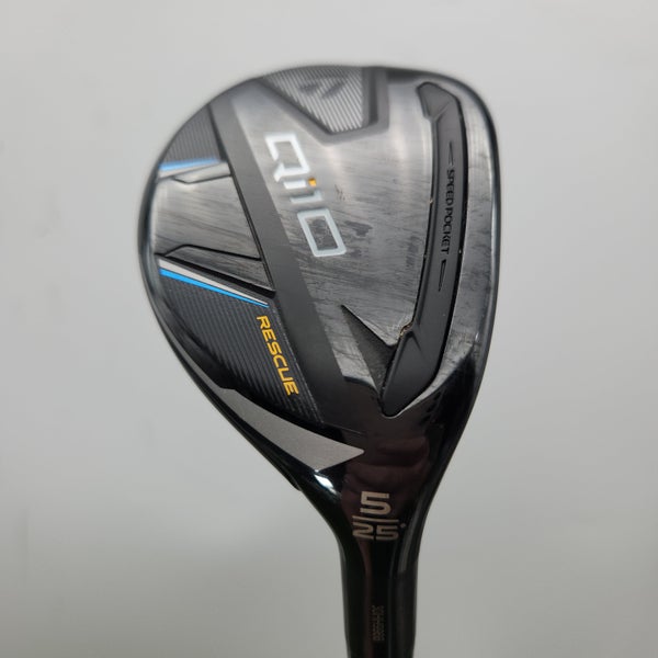 2024 TAYLORMADE QI10 RESCUE 5 HYBRID 25* STIFF FUJI VENTUS BLUE +HC VERYGOOD