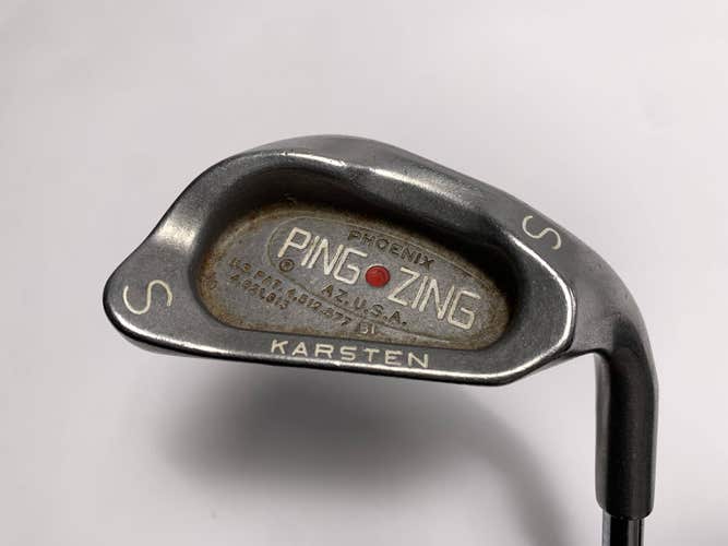Ping Zing Sand Wedge SW Red Dot 1* Flat Karsten KT-M Stiff Steel Mens RH