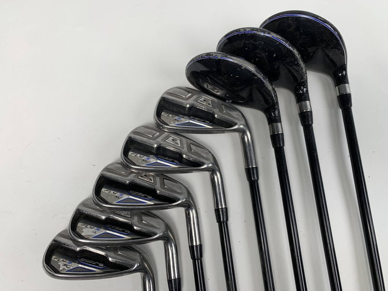 Cobra Fly-Z XL Combo Iron Set 4HY-6HY+7 Iron-PW+GW Fly XL 60g Lite Graphite RH
