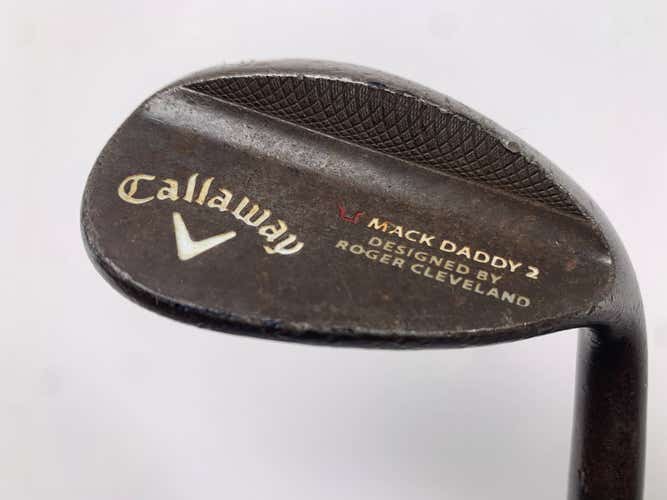 Callaway Mack Daddy 2 Slate Wedge 58* 10 Bounce Dynamic Gold Wedge Steel Mens RH