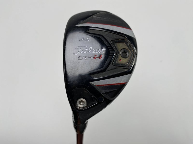 Titleist 913 H 4 Hybrid 24* Bassara 60HYB Hi 60g Regular Graphite Mens LH